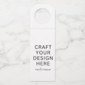 Personalized with Your Design, Logo, Message Flessenhanger (Voorkant)
