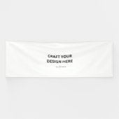 Personalized with Your Design, Logo, or Message Spandoek (Horizontaal)