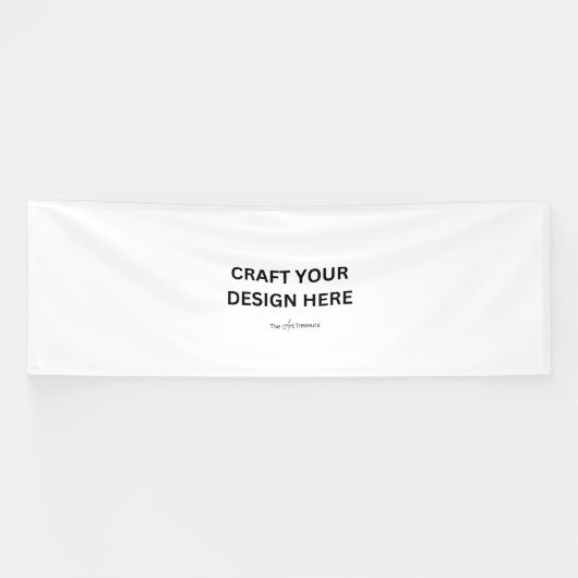 Personalized with Your Design, Logo, or Message Spandoek (Horizontaal)