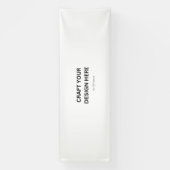 Personalized with Your Design, Logo, or Message Spandoek (Verticaal)