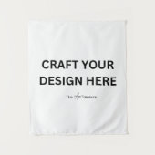 Personalized with Your Design, Logo, or Message  Wandkleed (Voorkant)