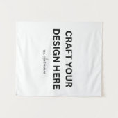 Personalized with Your Design, Logo, or Message  Wandkleed (Voorkant (horizontaal))