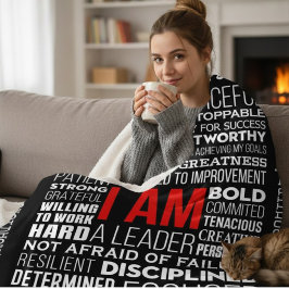 Personalized Word Cloud Sherpa Fleece Blanket