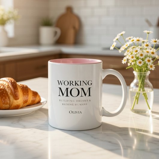Personalized Working Mom – Custom Boss Mom Gift Mok