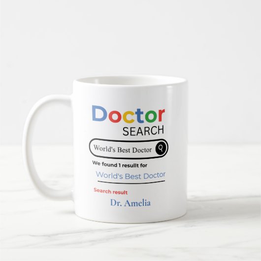 Personalized World’s Best Doctor Search Result Koffiemok (Links)