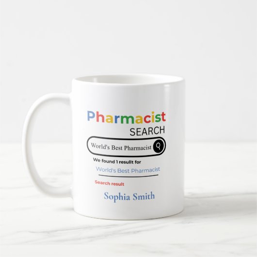 Personalized World’s Best Pharmacist Search Result Koffiemok (Links)