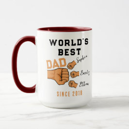 Personalized WORLD'S BEST Dad | Father’s Day Mok