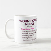 Personalized Wound Care Nurse Definition Gift Koffiemok (Links)