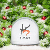 Personalized Wrestling Athlete Snow Globe Gift Sneeuwbol (Kerstmis)