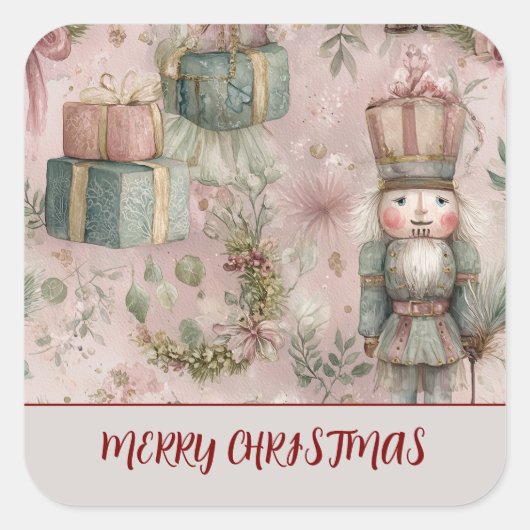 Personalized Xmas Sticker – Merry Christmas (Voorkant)