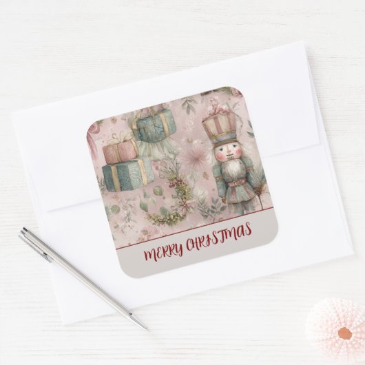 Personalized Xmas Sticker – Merry Christmas (Envelop)