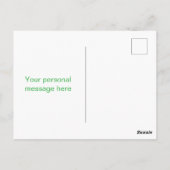 Personalized Yellow Lemons Blue White  Briefkaart (Achterkant)