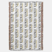 Personalized YHWH YAHWEH Above All Else Christian Deken (Voorkant Verticaal)