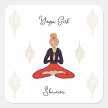 Personalized Yoga Girl