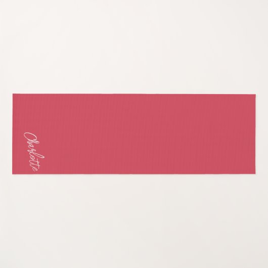 Personalized Yoga Mat | Custom Name Fitness Mat (Voorkant (horizontaal))
