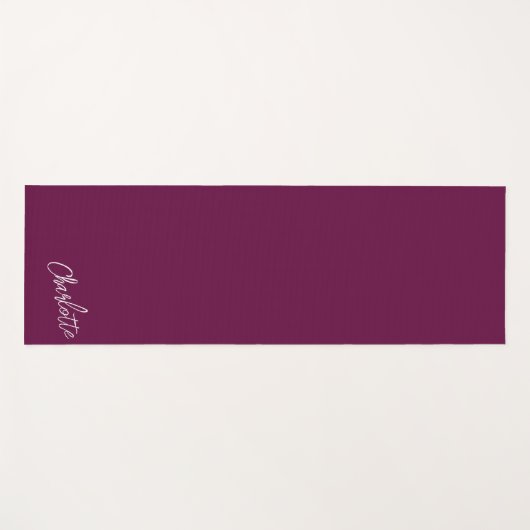 Personalized Yoga Mat | Custom Name Fitness Mat (Voorkant (horizontaal))
