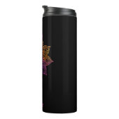 Personalized Yoga Thermal Tumbler – Add Your Name Thermosbeker (Geroteerd rechts)