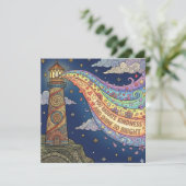 Personalized You Radiate Kindness Empowering Card Feestdagenkaart (Staand voorkant)