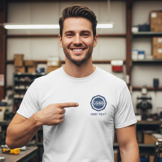 Personalized Your Logo Business T-shirt