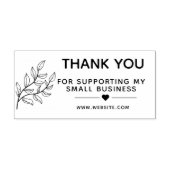 Personalized Your Own Modern Round Return Address  Rubberstempel (Afrduk)