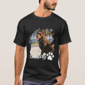 personalized your own Name and Photo custom dog  T-shirt (Voorkant)