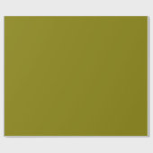 Personalized Your Own Stylish Modern Elegant Olive Cadeaupapier (Vlak)