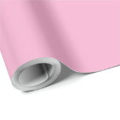 Personalized Your Own Stylish Modern Elegant Pink Cadeaupapier (Rol Hoek)