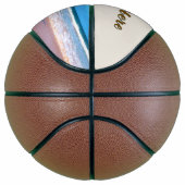 Personalized Your Pet Photo Basketball Custom Text Basketbal (Rechts)