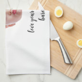 Personalized Your Photo & Text Mother’s Day Birth Theedoek (Quarter Fold)