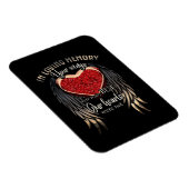 Personalized Your Wings Ready But Our Hearts Magneet (Rechterzijde)