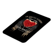 Personalized Your Wings Ready But Our Hearts Magneet (Linkerzijde)