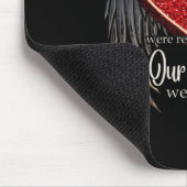 Personalized Your Wings Ready But Our Hearts Muismat (Hoek)