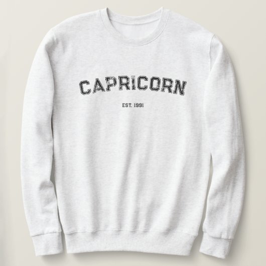 Personalized Zodiac Birth Year Sweatshirt (Design voorkant)