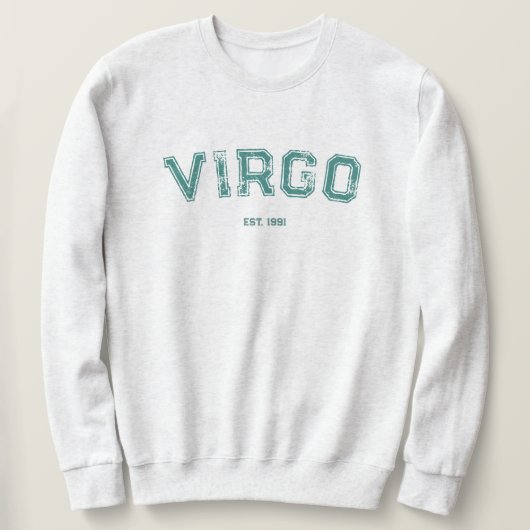 Personalized Zodiac Birth Year Sweatshirt (Design voorkant)