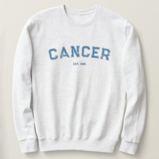 Personalized Zodiac Birth Year Sweatshirt (Design voorkant)