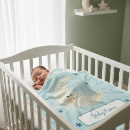 PersonalizedUnder the Stars Soft Blanket - Baby Sherpa Deken