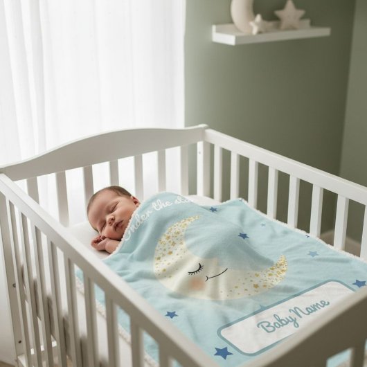 PersonalizedUnder the Stars Soft Blanket - Baby Sherpa Deken