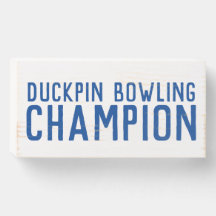 PERSONALIZEN CHAMPION-bordje met houten doos
