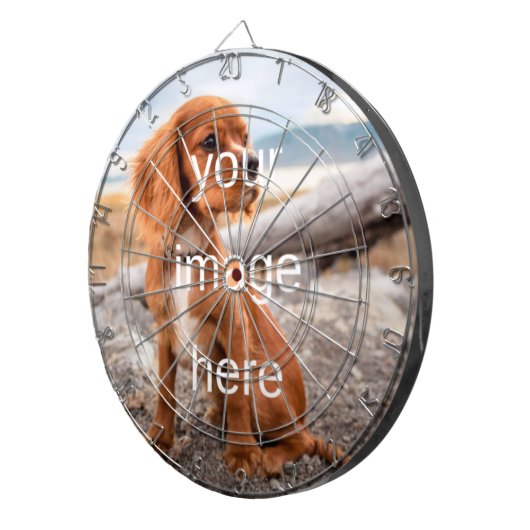 PERSONALIZEN DARTBOARD DARTBORD (Voorkant Rechts)