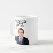 PERSONALIZEN EMMANUEL MACRON KOFFIEMOK (Voorkant links)
