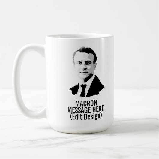 PERSONALIZEN EMMANUEL MACRON KOFFIEMOK (Links)