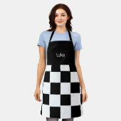 PERSONALIZEN GECONTROLEERD APRON SCHORT (Gedragen)