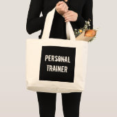 PersonalTrainer Grote Tote Bag (Voorkant (product))
