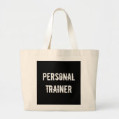 PersonalTrainer Grote Tote Bag (Voorkant)