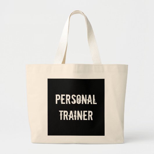 PersonalTrainer Grote Tote Bag (Voorkant)
