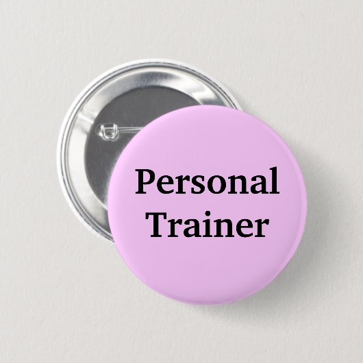 PersonalTrainer Ronde Button 5,7 Cm (Voorkant /achterkant)