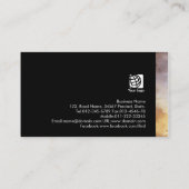 PersonalTrainer SpecialSkills Abstract BrownGrunge Visitekaartje (Achterkant)