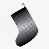 Personazlied Steel Diamondplate Pattern Kleine Kerstsok (Achterkant (Hangend))