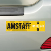 Personeel aan boord bumpersticker (Op auto)
