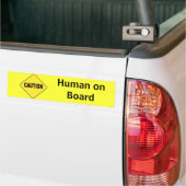 Personeel aan boord bumpersticker (Op Truck)